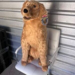 Melissa & Doug Life Sized Giant Golden Retriever Plush Dog Stuffed Animal Toy